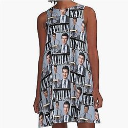 Nathan Fielder A-Linie Kleid