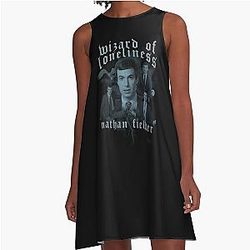 Nathan Fielder Zauberer der Einsamkeit Nathan For You a-Linie Kleid