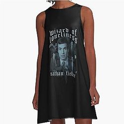Nathan Fielder Zauberer der Einsamkeit Tee A-Linie Kleid