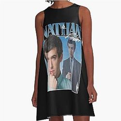 Nathan Fielder A-Linie Kleid