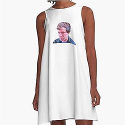 Nathan For You am Baseball Spiel A Line Dress
