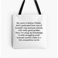 Nathan You Intro Print Tote Bag