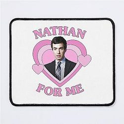 Nathan Fielder Für Pink Mouse Pad