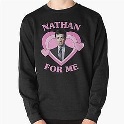 Nathan Fielder Für mich Pink Heart Pullover Sweatshirt