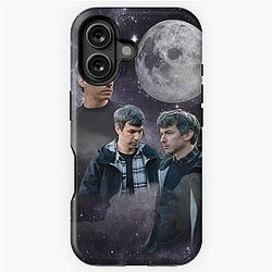 Nathan Fielder Galaxy Wolf Print iPhone Case