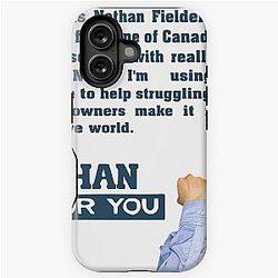 Nathan For You Tagline Tapestry iPhone Tough Case