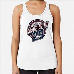 Nathan MacKinnon 29 Colorado Avalanche Racerback Tank Top
