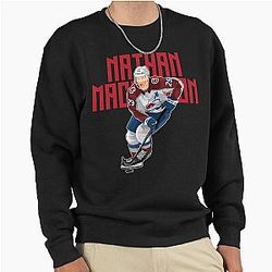 Nathan MacKinnon New Skates Bold Pullover Sweatshirt