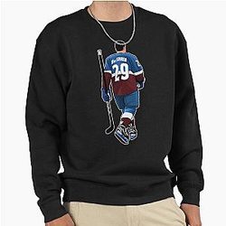 Nathan MacKinnon 29 Walks Pullover Sweatshirt