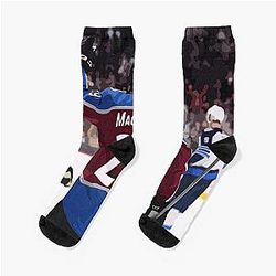 Nathan MacKinnon Jersey Painting Sock