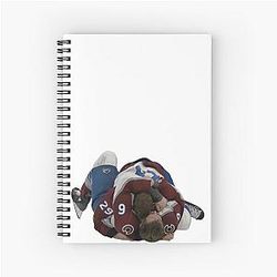Nathan MacKinnon and Erik Johnson Spiral Notebook