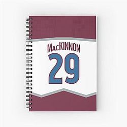 Colorado Avalanche Nathan MacKinnon Jersey Case Notebook