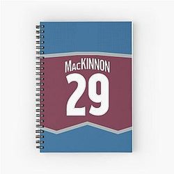 Colorado Avalanche Nathan MacKinnon Home Jersey Phone Case Notebook