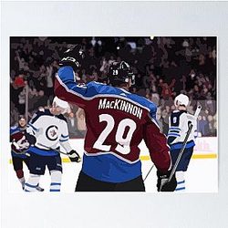 Nathan MacKinnon Jersey Poster