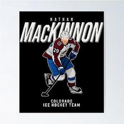 Nathan MacKinnon 29 Colorado Team Poster