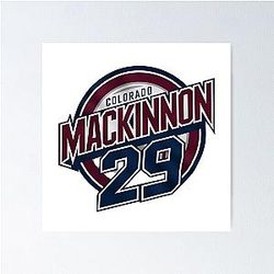 Nathan Mackinnon 29 Colorado Avalanche Poster