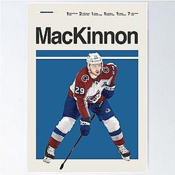 Nathan MacKinnon The Hockey Superstar Poster