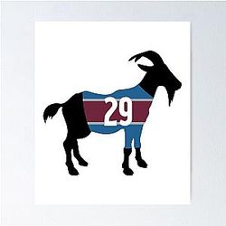 Nathan MacKinnon GOAT Poster