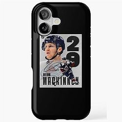 Nathan MacKinnon Poster iPhone Tough Case