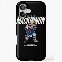 Nathan MacKinnon 29 Colorado Hockey Team Phone Case