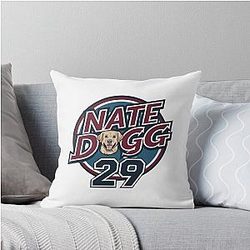 Nate Dogg, Nathan MacKinnon Colorado Avalanche Throw Pillow
