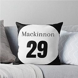 Nathan MacKinnon Throw Pillow