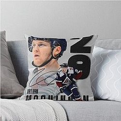 Nathan MacKinnon Throw Pillow