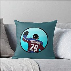 Nathan MacKinnon Throw Pillow
