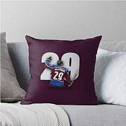 Nathan MacKinnon Throw Pillow