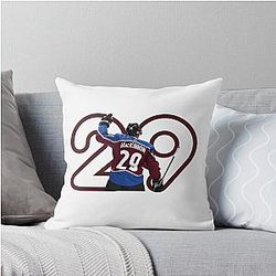Nathan MacKinnon Throw Pillow