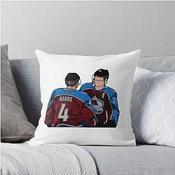 Tyson Barrie & Nathan MacKinnon Throw Pillow