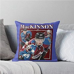Nathan Mackinnon Throw Pillow