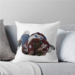 Nathan MacKinnon and Erik Johnson Throw Pillow