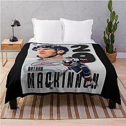 Nathan MacKinnon Throw Blanket