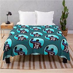 Nathan MacKinnon Throw Blanket