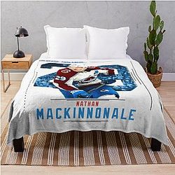 Nathan MacKinnon Ice Hockey Blanket