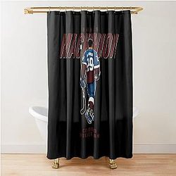 Nathan MacKinnon Colorado Hockey Team Shower Curtain