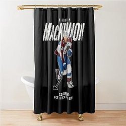 Nathan MacKinnon 29 Colorado Hockey Team Shower Curtain