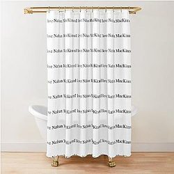 I love Natha MacKinnon Shower Curtain