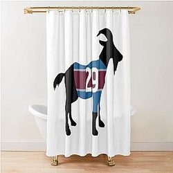 Nathan MacKinnon GOAT Shower Curtain