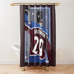 Colorado Hockey - Nathan MacKinnon Shower Curtain
