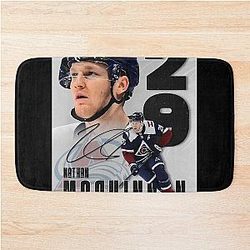 Nathan Mackinnon Poster Bath Mat
