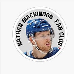 Nathan MacKinnon Fan Club Sticker