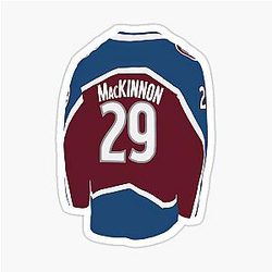 Nathan Mackinnon Jersey Sticker