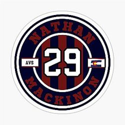 Nathan MacKinnon T-Shirts and Stickers.
