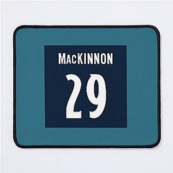 Nathan MacKinnon Blue Mouse Pad