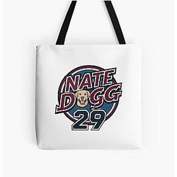 Nate Dogg, Nathan MacKinnon, Colorado Avalanche. All Over Print Tote Bag