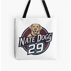 Nate Dogg, Nathan MacKinnon, Colorado Avalanche All Over Print Tote Bag