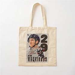 Nathan MacKinnon Poster Cotton Tote Bag