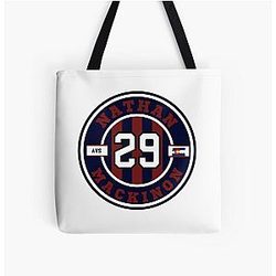 Nathan MacKinnon T-Shirts and Stickers. All Over Print Tote Bag.